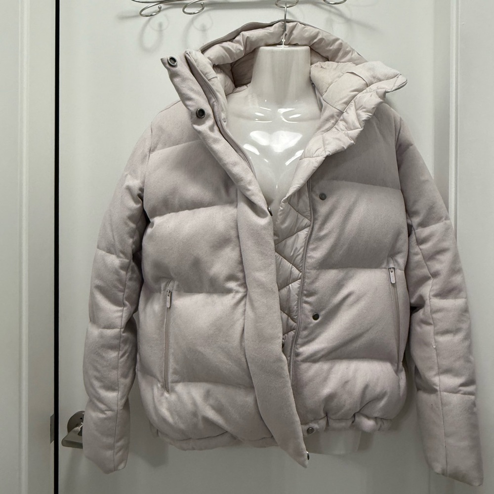 Lululemon Light Pink Puffer Coat Size 4